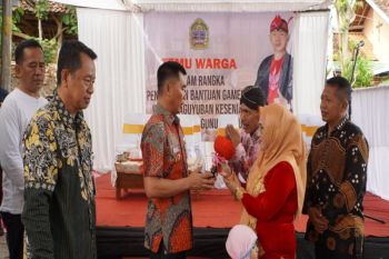 Gunungkidul serahkan bantuan gamelan kepada kelompok masyarakat