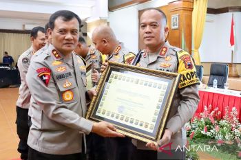 Polres  Boyolali raih penghargaan SPIT dan Media Hub Humas Polri