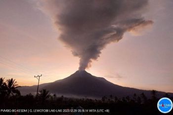 PVMBG petakan desa di kawasan rawan bencana erupsi di Flores Timur