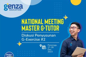 Genza Education gelar "National Workshop Master G-Tutor"