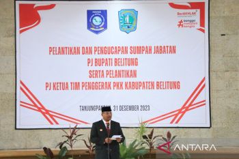 Pj Gubernur Babel apresiasi kerja Bupati dan Wakil Bupati Belitung periode 2018-2023