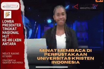 Minat membaca di perpustakaan Universitas Kristen Indonesia