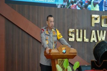 Kapolda minta seluruh personel Polri di Sulbar fokus kawal Pemilu 2024