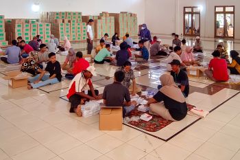 Pemilu 2024, KPU Lombok Tengah libatkan 450 petugas lipat  surat suara