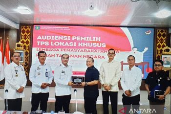 Kemenkumham-KPU Sumsel bahas hak suara napi dalam Pemilu 2024
