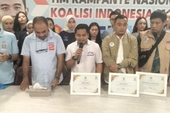 Relawan Erick Thohir deklarasi dukungan terhadap pasangan Prabowo-Gibran