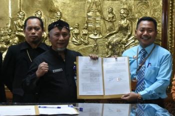Pemkab Pati Jateng tandatangani NPHD Pilkada Pati 2024