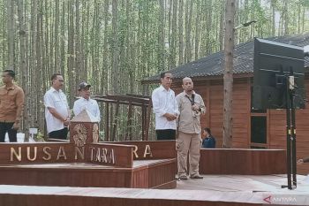 Kunjungan Jokowi ke IKN "groundbreaking" sejumlah infrastruktur