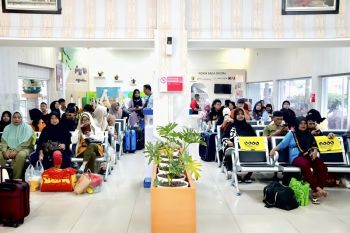 KAI Tanjungkarang sebut 56.525 orang naik KA pada Natal dan Tahun Baru