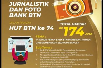 Total hadiah Rp174 juta, BTN gelar Anugerah Jurnalistik dan Foto