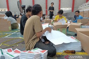 KPU Kota Palu lipat surat suara DPRD Kota Palu