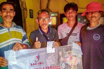 Relawan BAGAMA Jabar berikan bantuan kepada korban gempa Sumedang