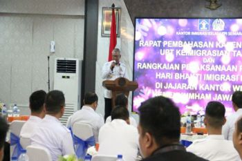 Kepala Kemenkumham Jateng ajak jajaran Imigrasi rumuskan strategi 2024