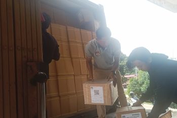 KPU Pasaman Barat terima surat suara untuk DPD RI