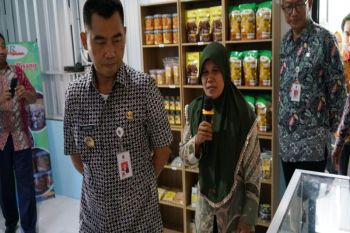 Dinas Pertanian Gunungkidul menyerahkan hibah bangsal pascapanen