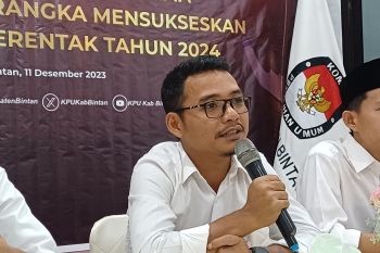 KPU Bintan rampungkan pelipatan 630 ribu lembar surat suara