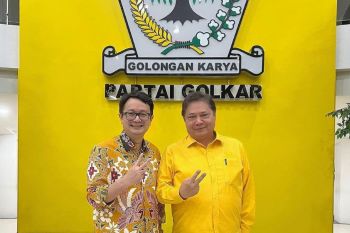 Airlangga Hartarto dukung Jerry Sambuaga menangkan Golkar di Sulut