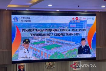 Pemkot Kendari lakukan MoU pakta integritas  dengan OPD Kendari