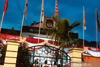 20 personel Polisi Biak jaga kantor KPU-Bawaslu  24 jam