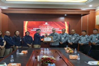 Kakanwil Kemenkumham Sulut Kunjungi KPU Provinsi Sulut