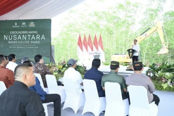 Presiden Jokowi apresiasi investor lokal bangun kompleks pergudangan pintar IKN