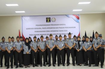 Imigrasi Polewali Mandar tanda tangani perjanjian kinerja