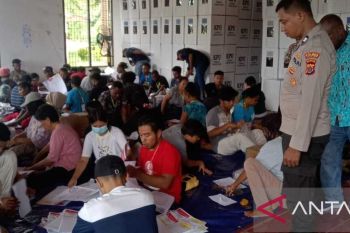 Polres Jayapura siagakan sembilan personel Polisi amankan gudang KPU