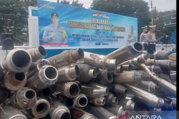 Polda Sumsel tak tolelir knalpot  brong saat kampanye terbuka