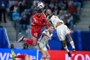 Laga Palestina vs Uni Emirat Arab berakhir imbang 1-1