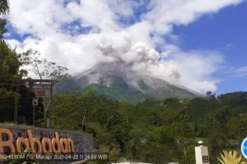 Gunung Merapi di Yogyakarta alami letusan dengan tinggi kolom tidak teramati