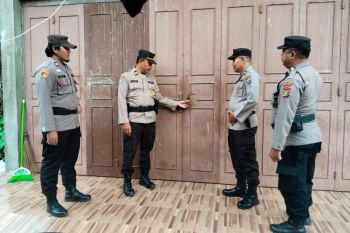 Pemilu kian dekat, Polres Rohil perketat pengamanan gudang logistik