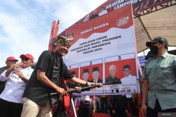 Ganjar hari ini  berkampanye di Jawa Tengah