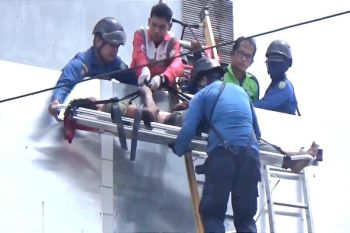 Pekerja bangunan di Sampit luka parah akibat tersengat listrik