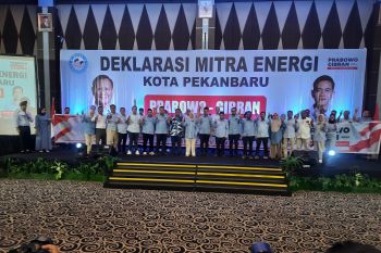 17 mitra energi di Kota Pekanbaru nyatakan dukung Prabowo-Gibran
