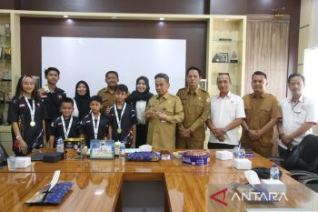 Atlet taekwondo muda Kota Serang meraih prestasi di Singapura