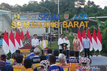 Presiden Jokowi resmikan SPAM Semarang Barat, layani 350 ribu pelanggan