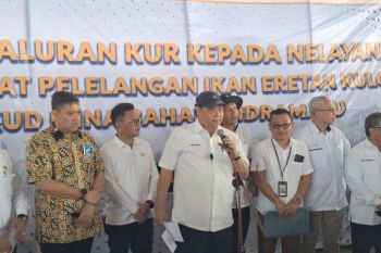 Pemerintah menyalurkan KUR hingga Rp350 juta kepada nelayan
