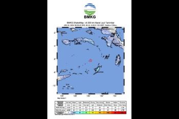 BMKG: Gempa magnitudo 5,9 di Laut Banda dipicu deformasi batuan Lempeng Banda