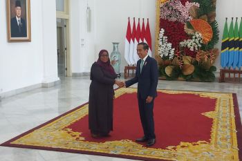 Jokowi receives visit of Tanzanian President at Bogor Palace