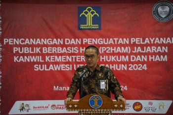 Kemenkumham Sulut lakukan pencanangan dan penguatan P2HAM
