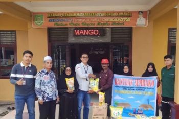 Perusahaan ini salurkan bantuan untuk korban banjir di Rohul