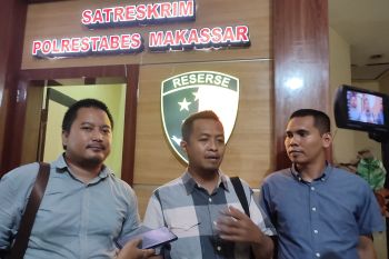LBH Pers Makassar dampingi jurnalis herald.id penuhi panggilan polisi
