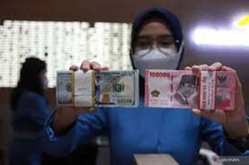 Nilai tukar rupiah lesu karena data PDB AS lebih baik