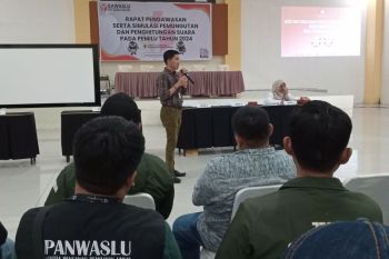 Maksimalkan pengawasan, Bawaslu Padang Panjang Simulasi Pemilu dan Penghitungan suara (Video)