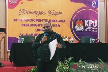 KPU Mimika perkuat kapasitas 6.685 petugas KPPS jelang Pemilu
