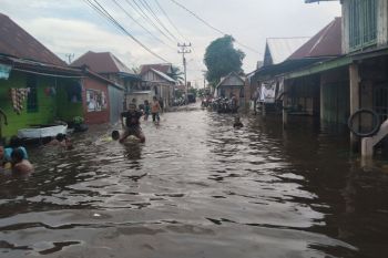 Kota Palembang data warga terdampak banjir luapan Sungai Musi