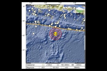Info terkini BMKG: Gempa M5,6 guncang barat daya Kuta Selatan, Bali