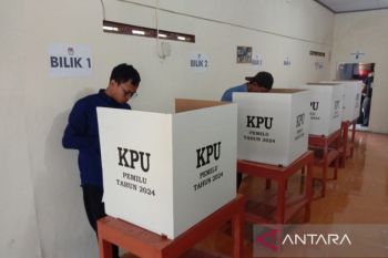 KPU Sukoharjo  simulasi pemungutan suara
