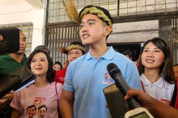 Ketum PSI Kaesang di debat presiden kelima datang dukung Prabowo