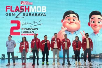 Berjaket PSI, Bos Pakuwon Menangkan Prabowo Gibran Sekali Putaran